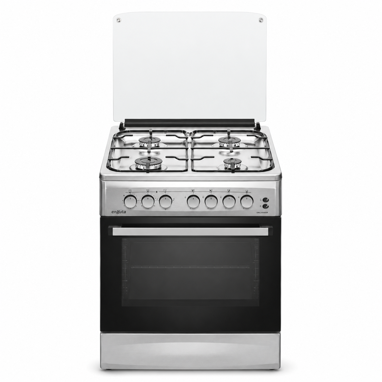 Cocina Enxuta Super Gas 4 Hornallas Inox 60 × 60 cm CENX5642 – Con Detalles