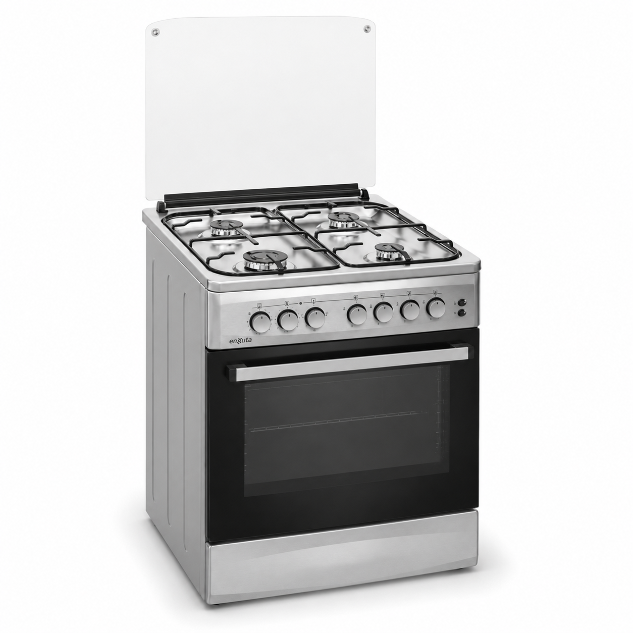 Cocina Enxuta Super Gas 4 Hornallas Inox 60 × 60 cm CENX5642 – Con Detalles