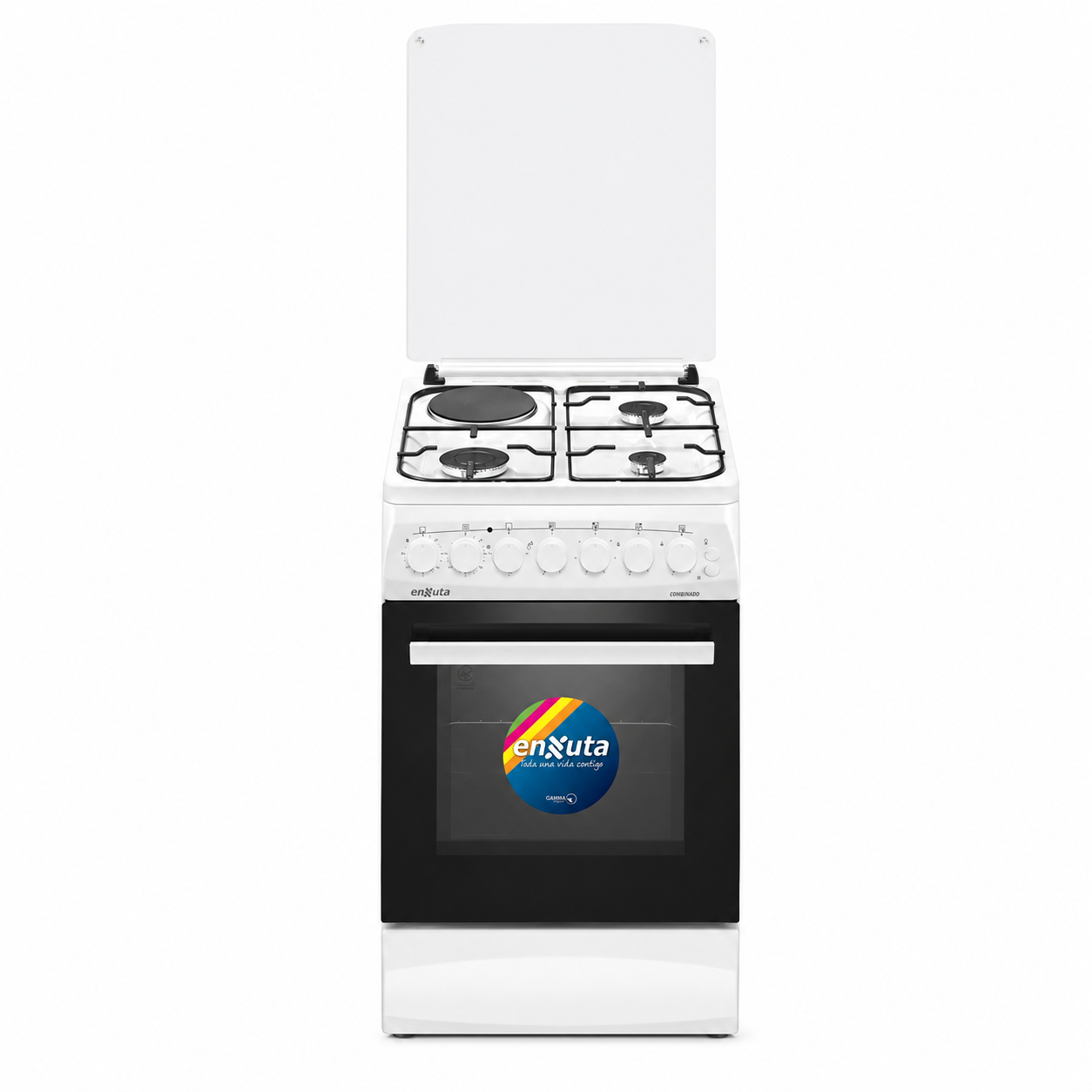 Cocina Combinada Enxuta 4 Hornallas