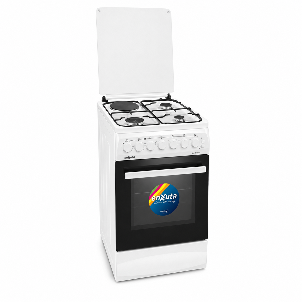 Cocina Combinada Enxuta 4 Hornallas