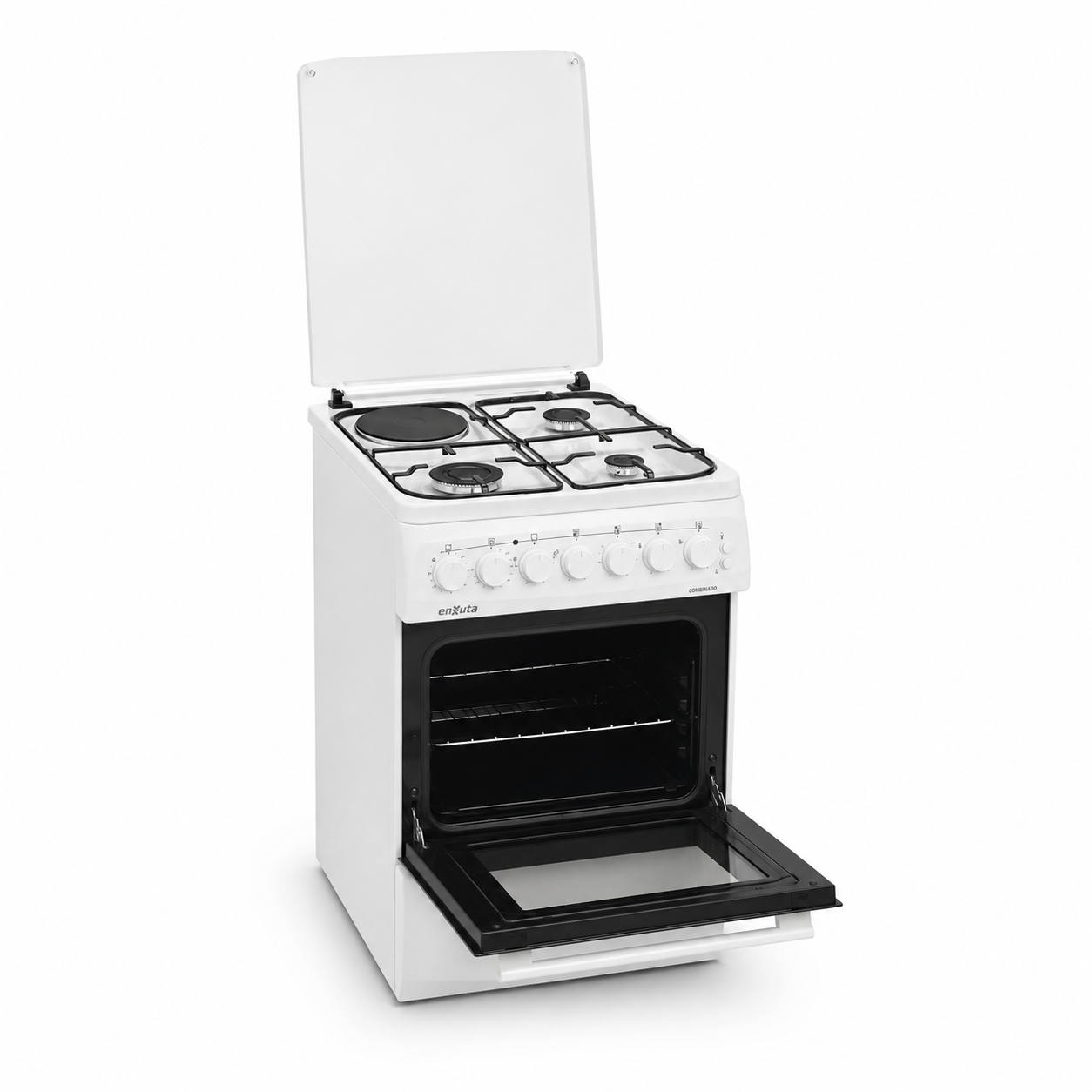 Cocina Combinada Enxuta 4 Hornallas