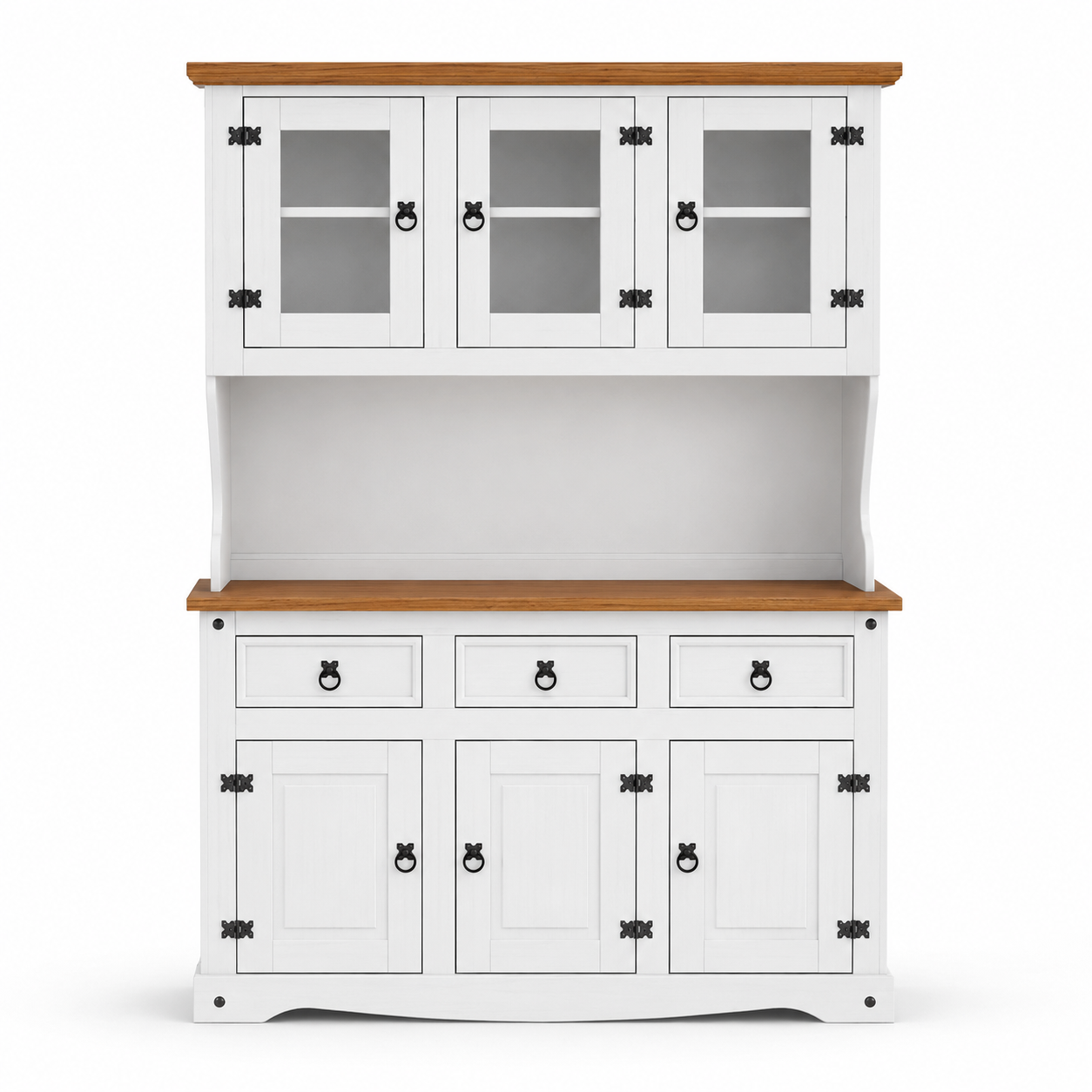 Modular Cristalero 6P+3C Línea Naturale - Blanco
