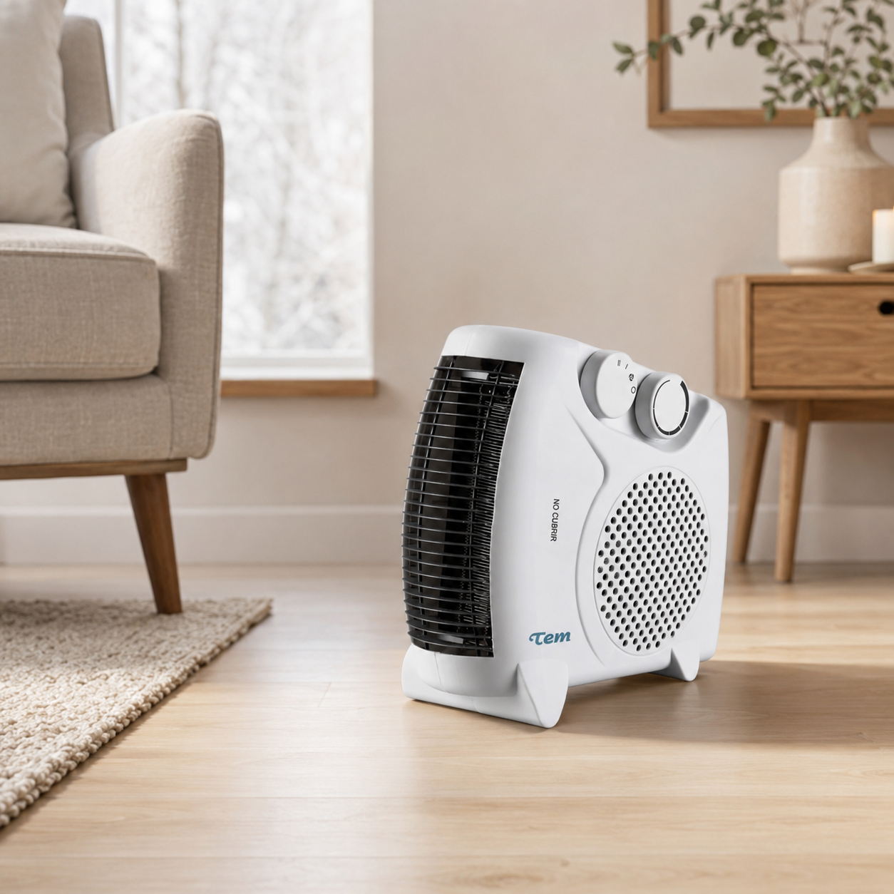 Caloventilador Tem T1FCV20001400 Frío/Calor 2000 W