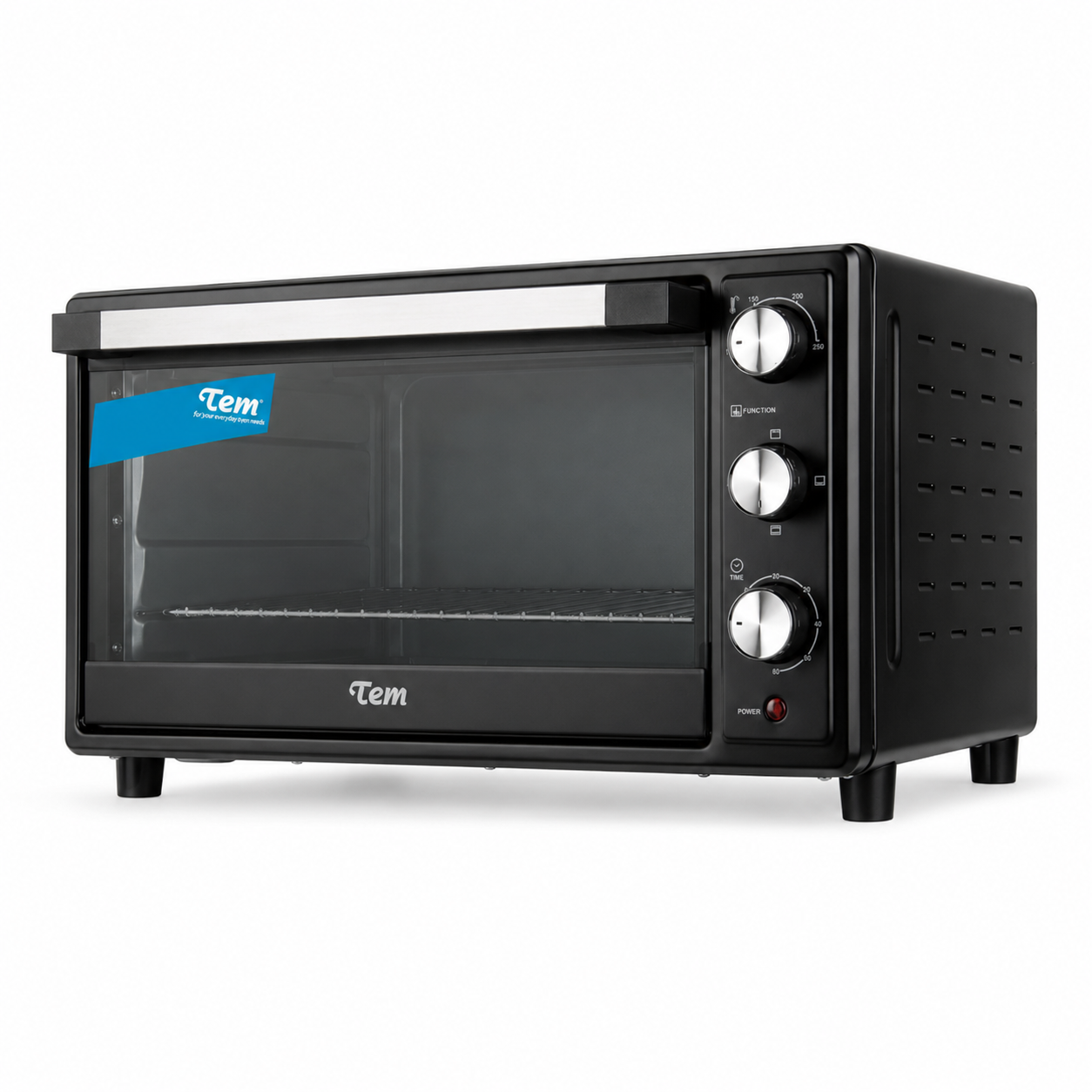 Horno Eléctrico de Mesa Tem 45 L 2000 W T1LHOE45L Negro