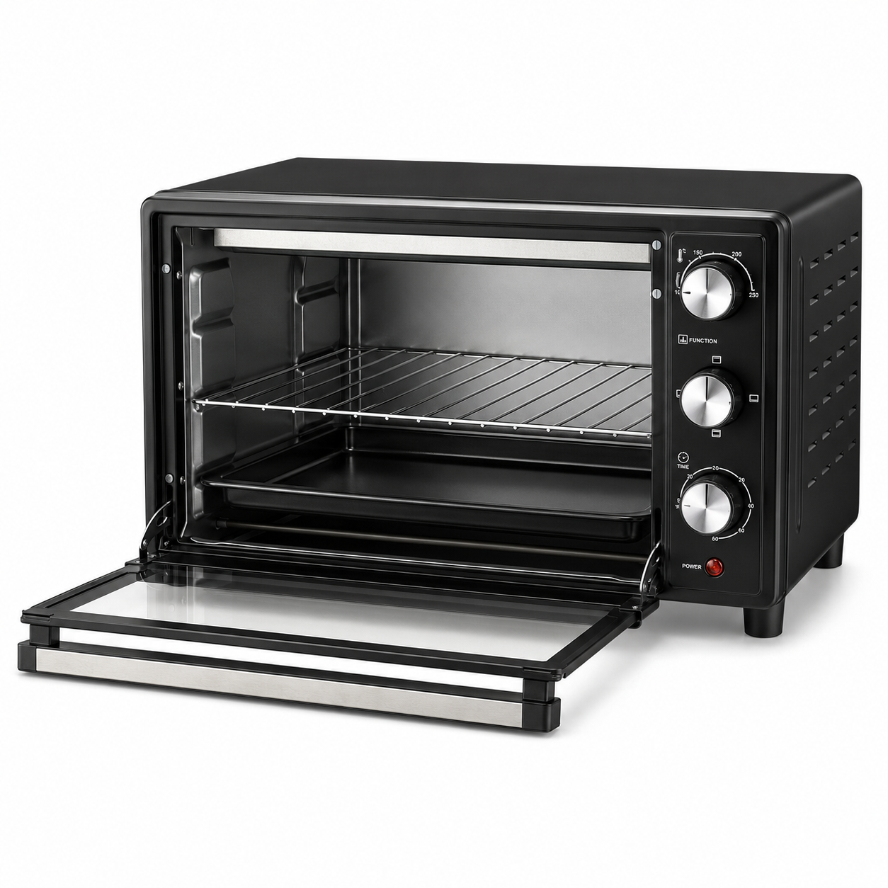 Horno Eléctrico de Mesa Tem 45 L 2000 W T1LHOE45L Negro