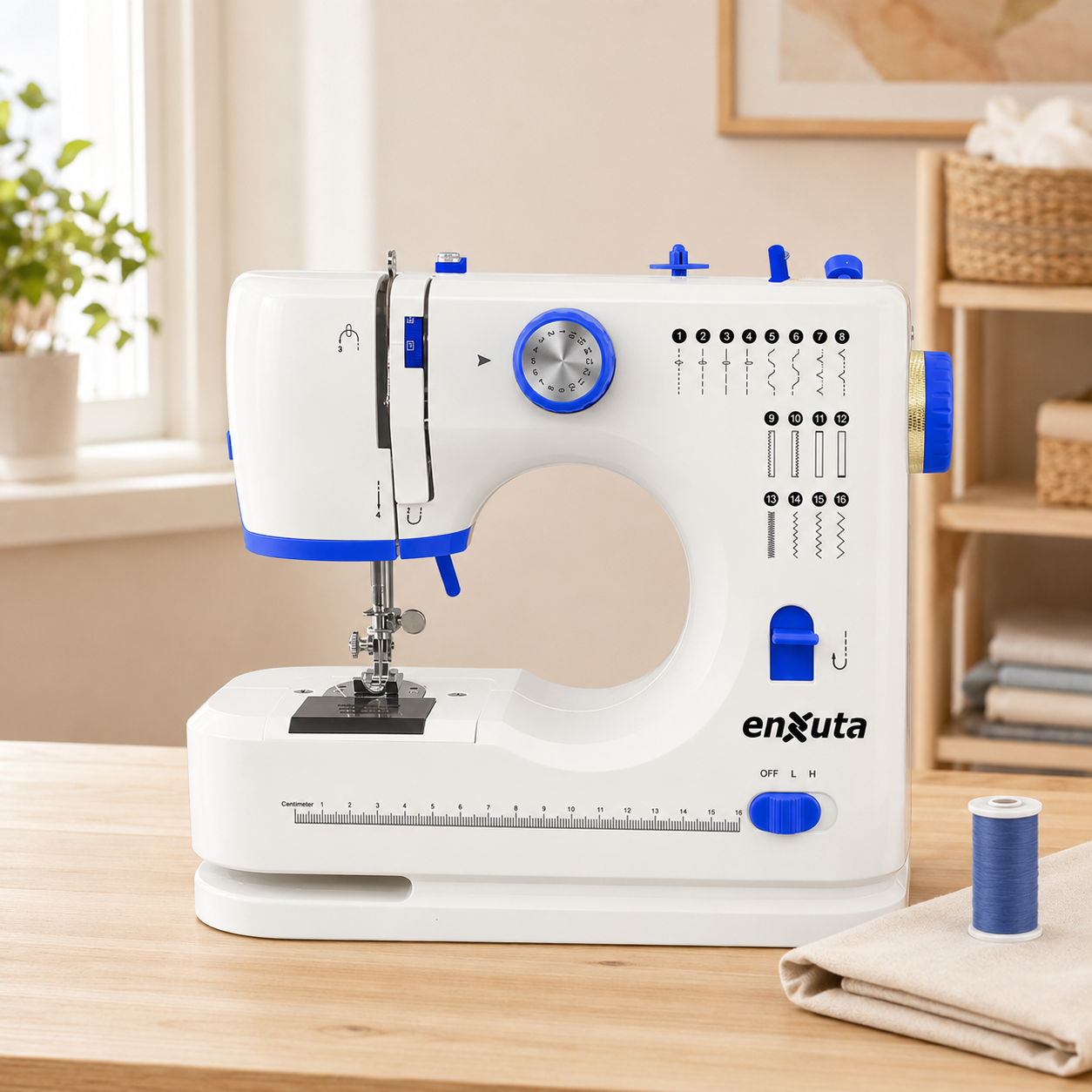 Máquina de Coser Enxuta MCENX3716 – 16 Puntadas