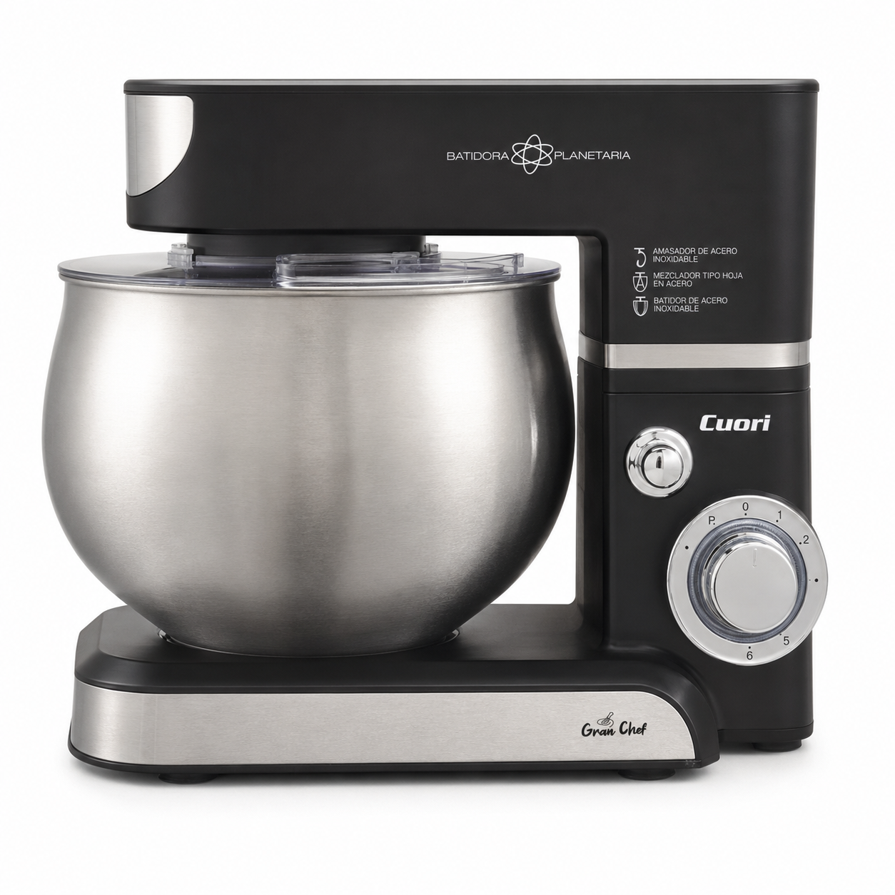 Batidora Planetaria Cuori Gran Chef 1200 W – Color Negro