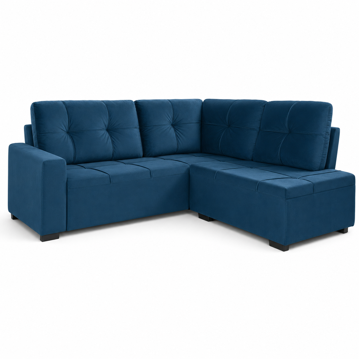 Sillón Sofá Esquinero de 5 Cuerpos Tapizado en Tela