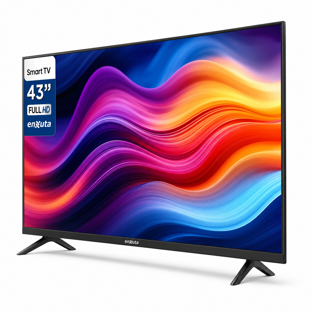 Smart TV Enxuta 43″ Full HD Android 12 – LEDENX1243SDF2KA