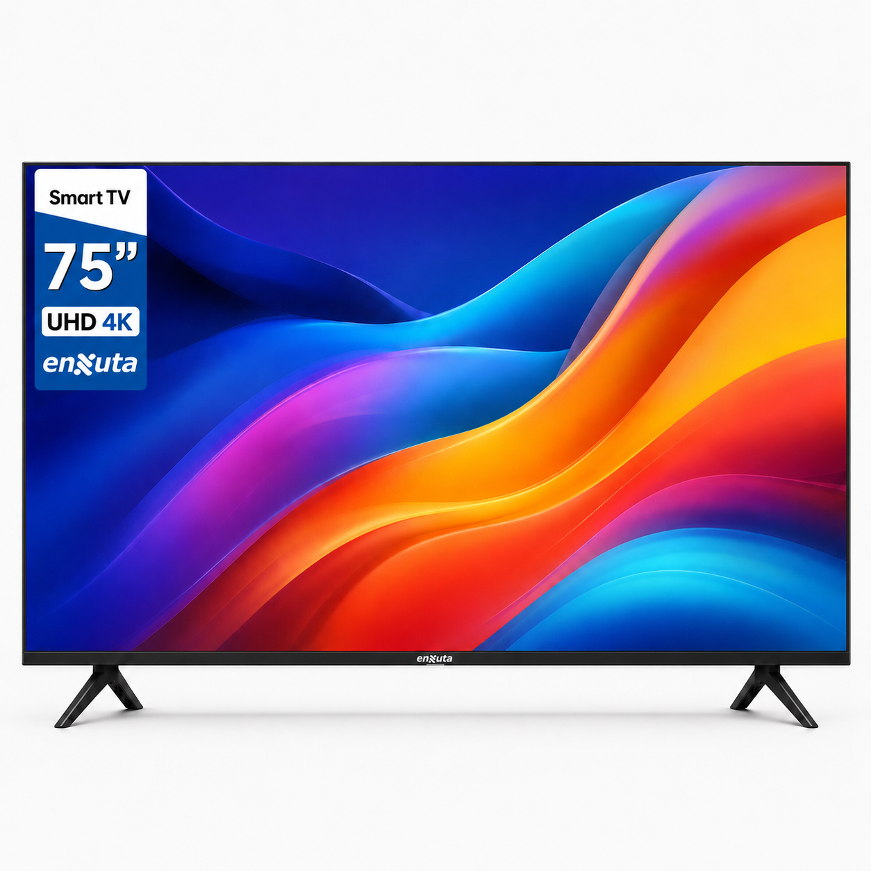 Smart TV Enxuta 75″ UHD 4K – LEDENX1275SDF4KW