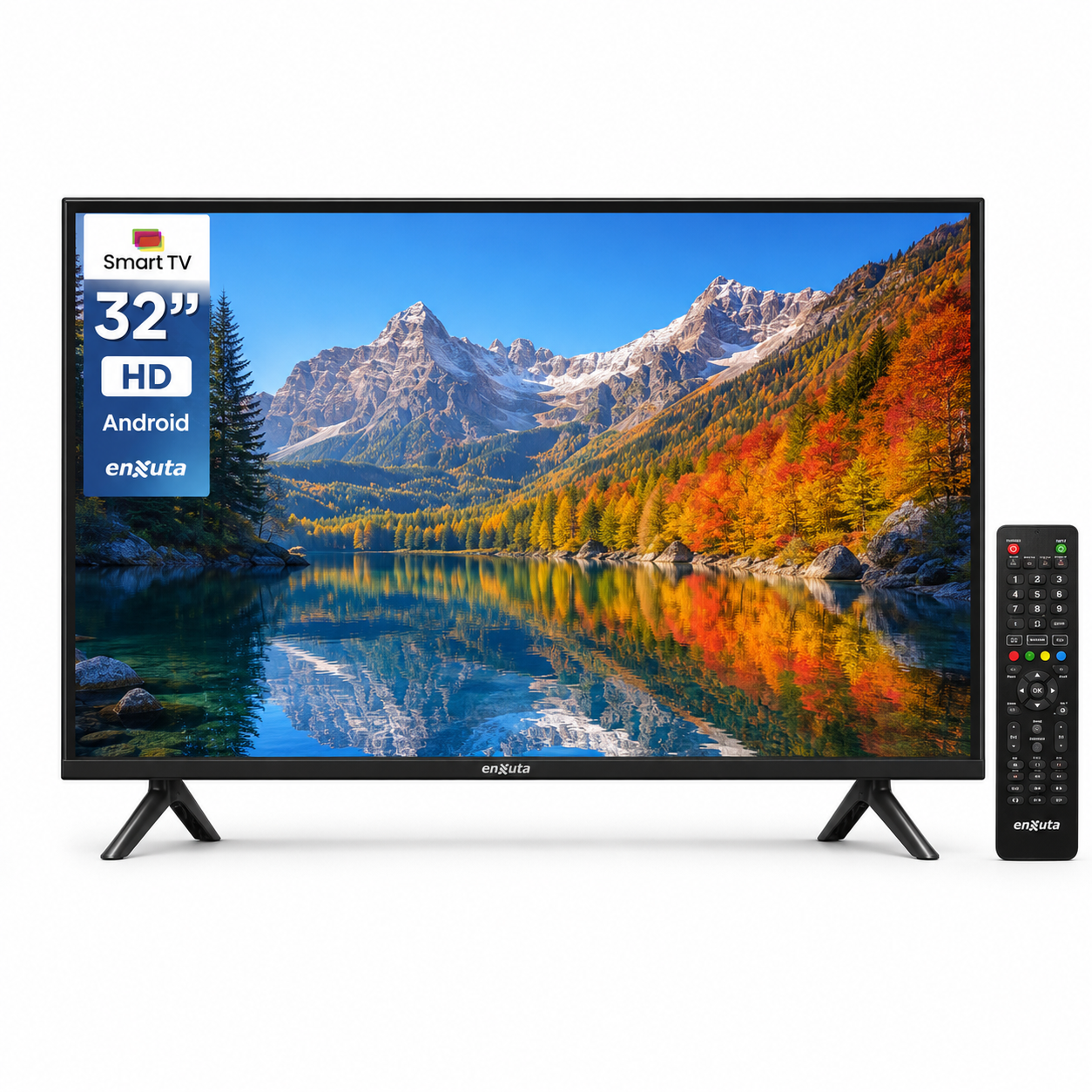 Smart TV Enxuta 32″ HD Android – LEDENX1232SDF2KA