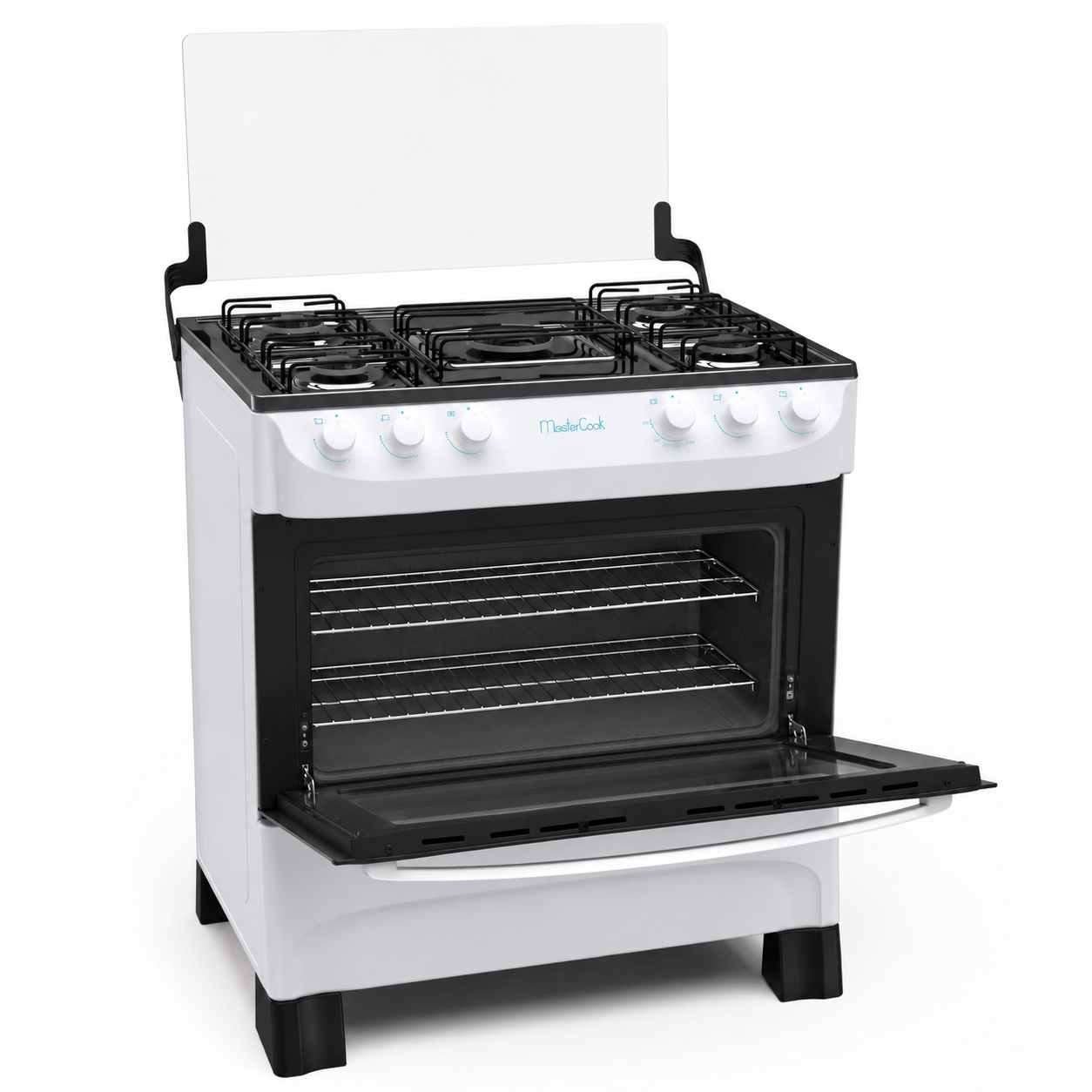 Cocina TEM Mastercook Z2709 Blanca – 5 Hornallas a Gas (Sin Caja)