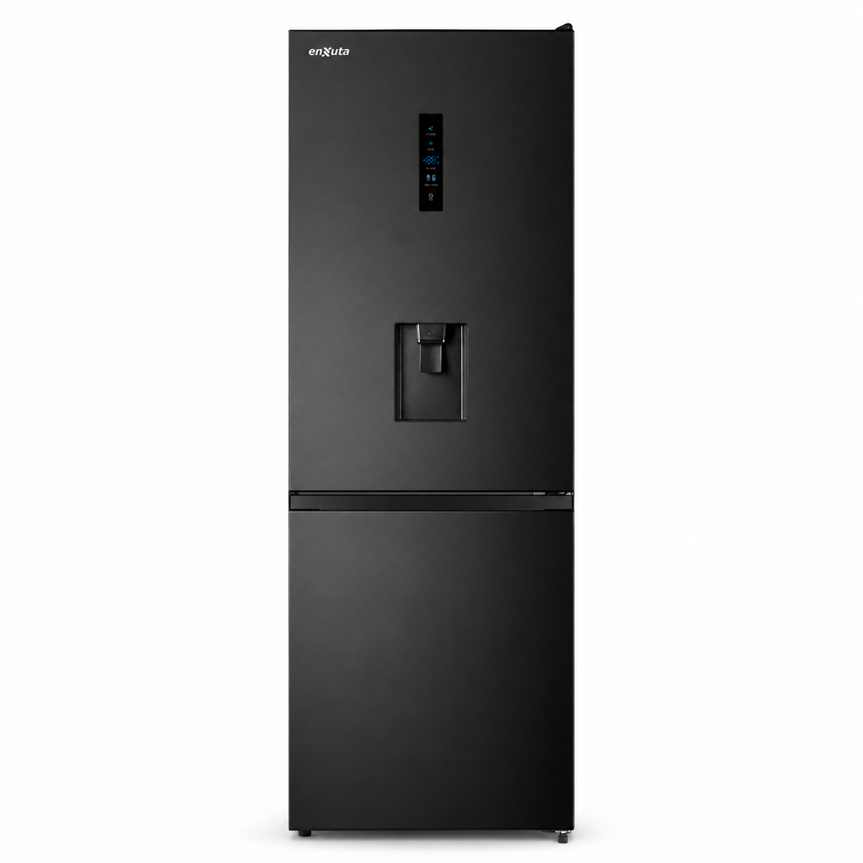 Heladera Enxuta Frío Seco 304 L Negra con Dispensador (Sin Caja)